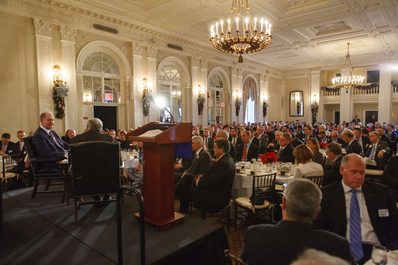 Gary Kelly, Michael Derchin and a captive audience