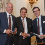 James McNerney, John Plueger and winner of model plane