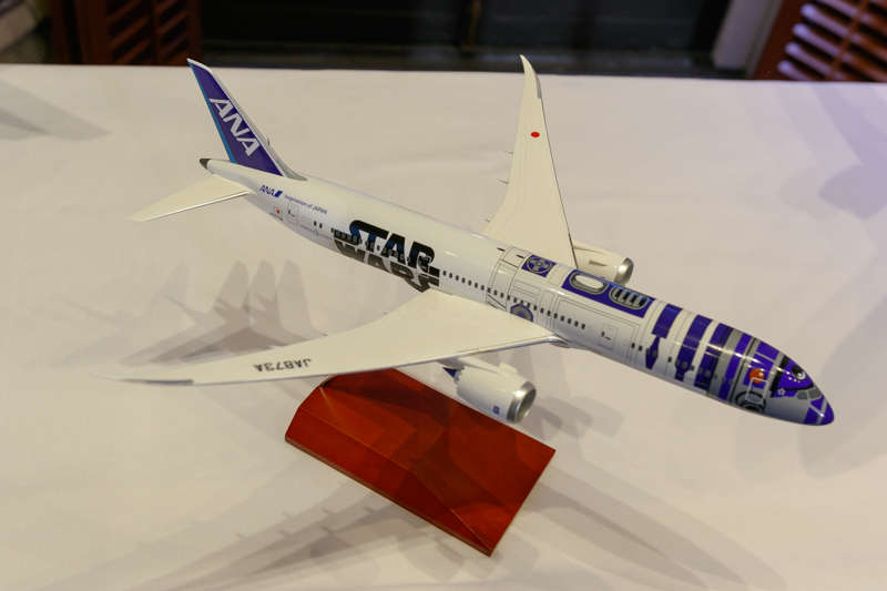 Star Wars themed ANA Model Plane