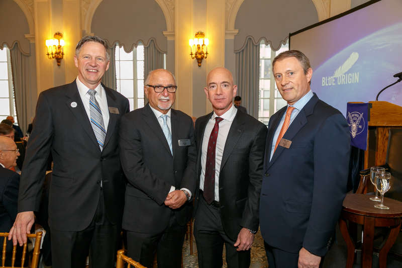 David Davenport, Gary Krauthamer, Jeff Bezos, Frank Pray