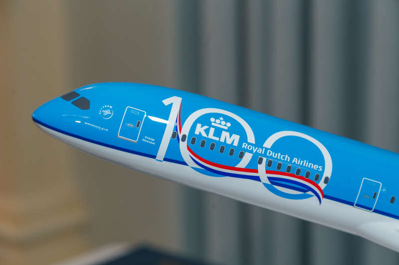 KLM 100th Anniversary Commemorative Airplane Model
